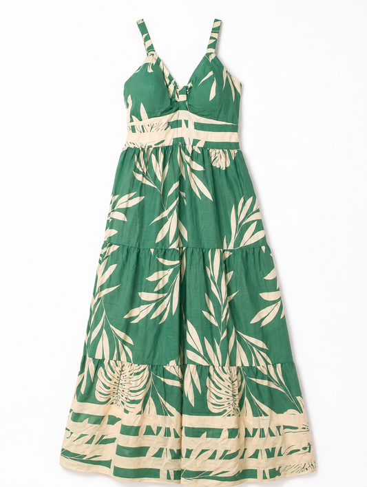 Vestido Longo Oliva