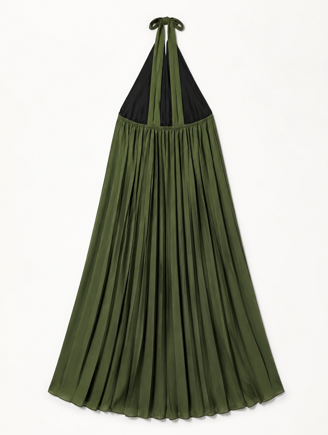 Vestido Longo Aurea Plissado