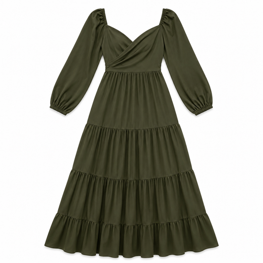 Vestido Longo com Amarração
