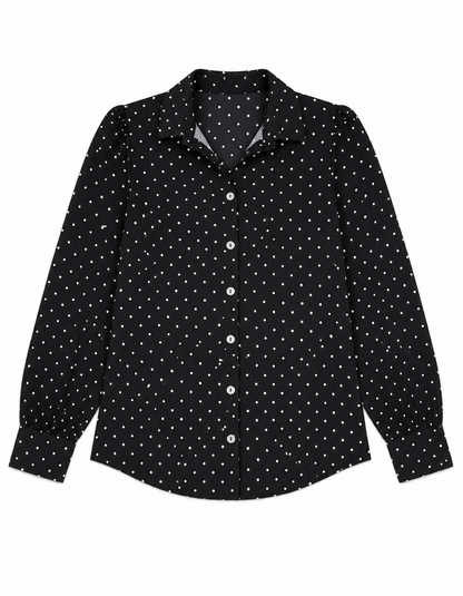 Camisa Feminina Poá