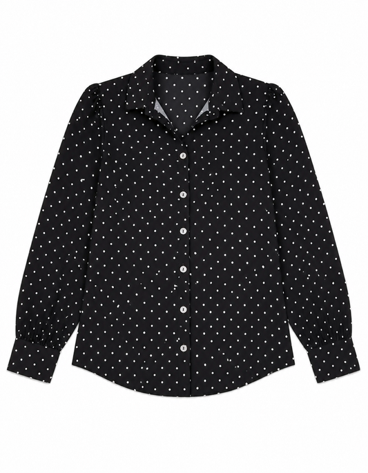 Camisa Feminina Poá