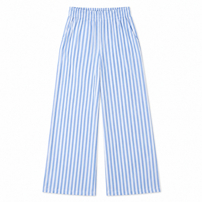 Calça Duna Pantalona Listrada