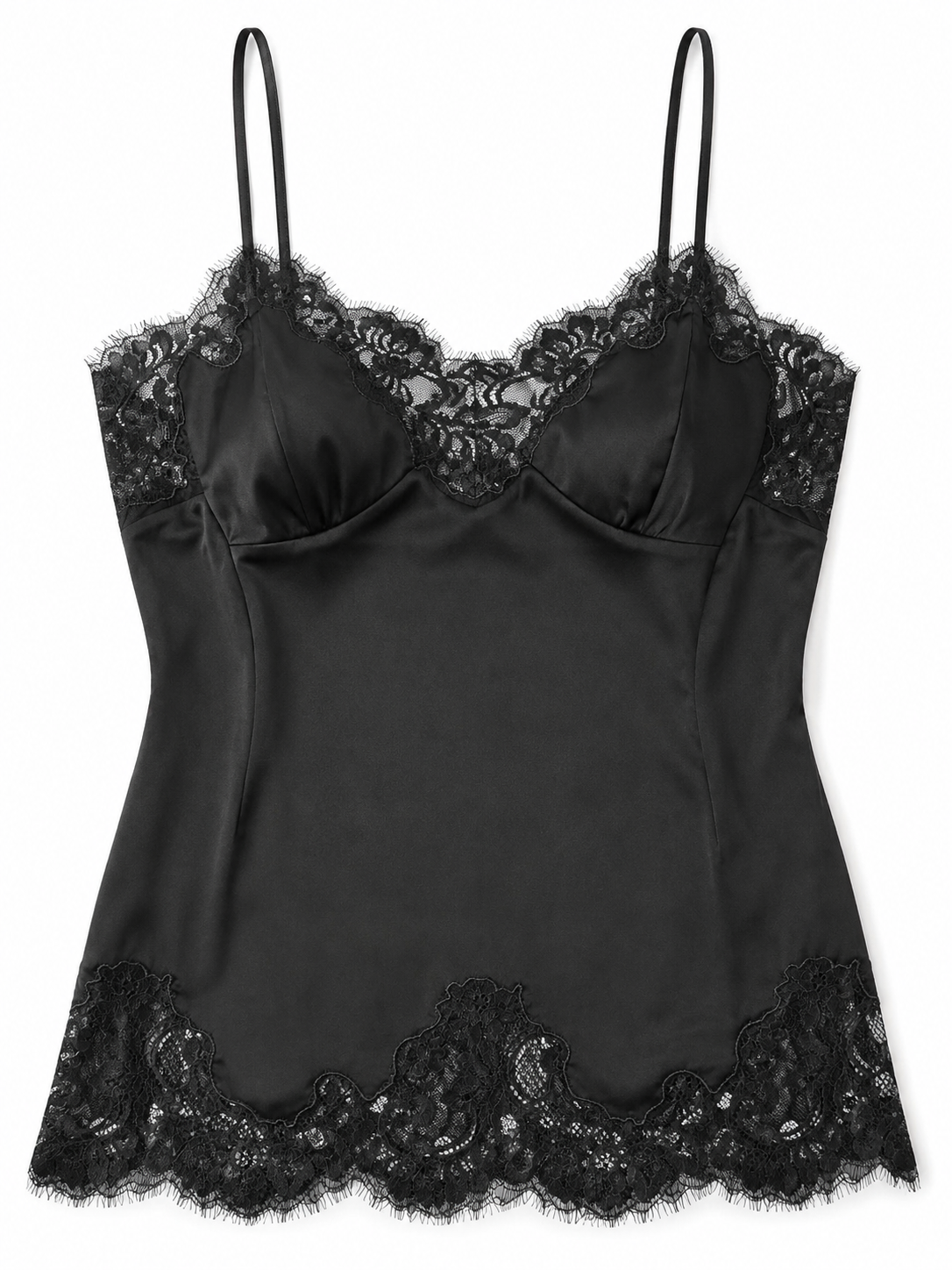 Blusa Noir Renda