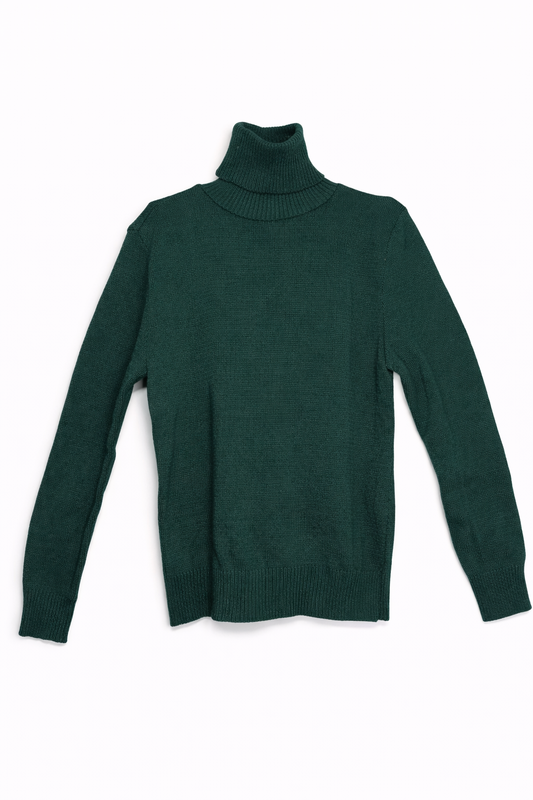 Blusa Gola Alta Unissex em Tricot