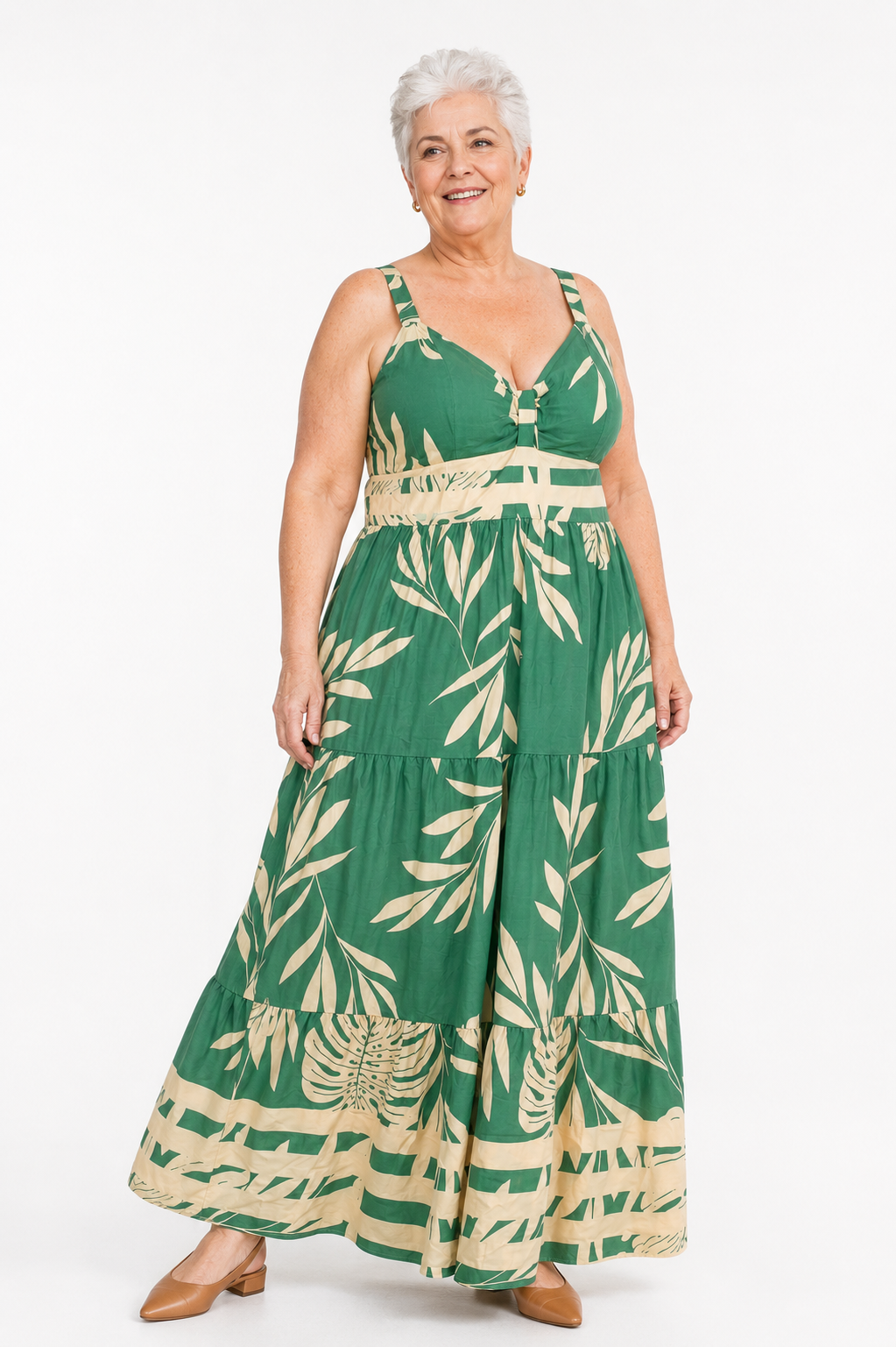 Vestido Longo Oliva