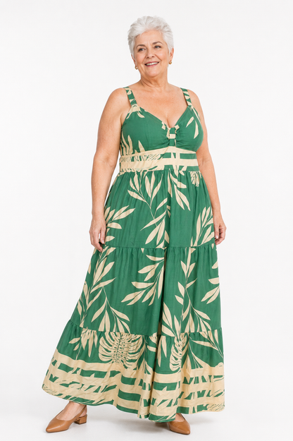 Vestido Longo Oliva