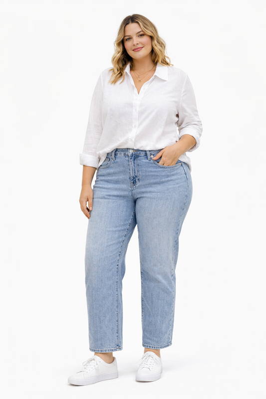 Camisa Plus Size Viscolinho
