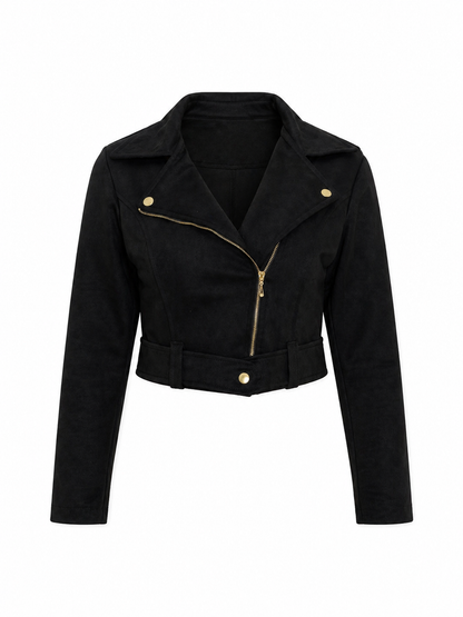 Jaqueta Suede - Plus Size