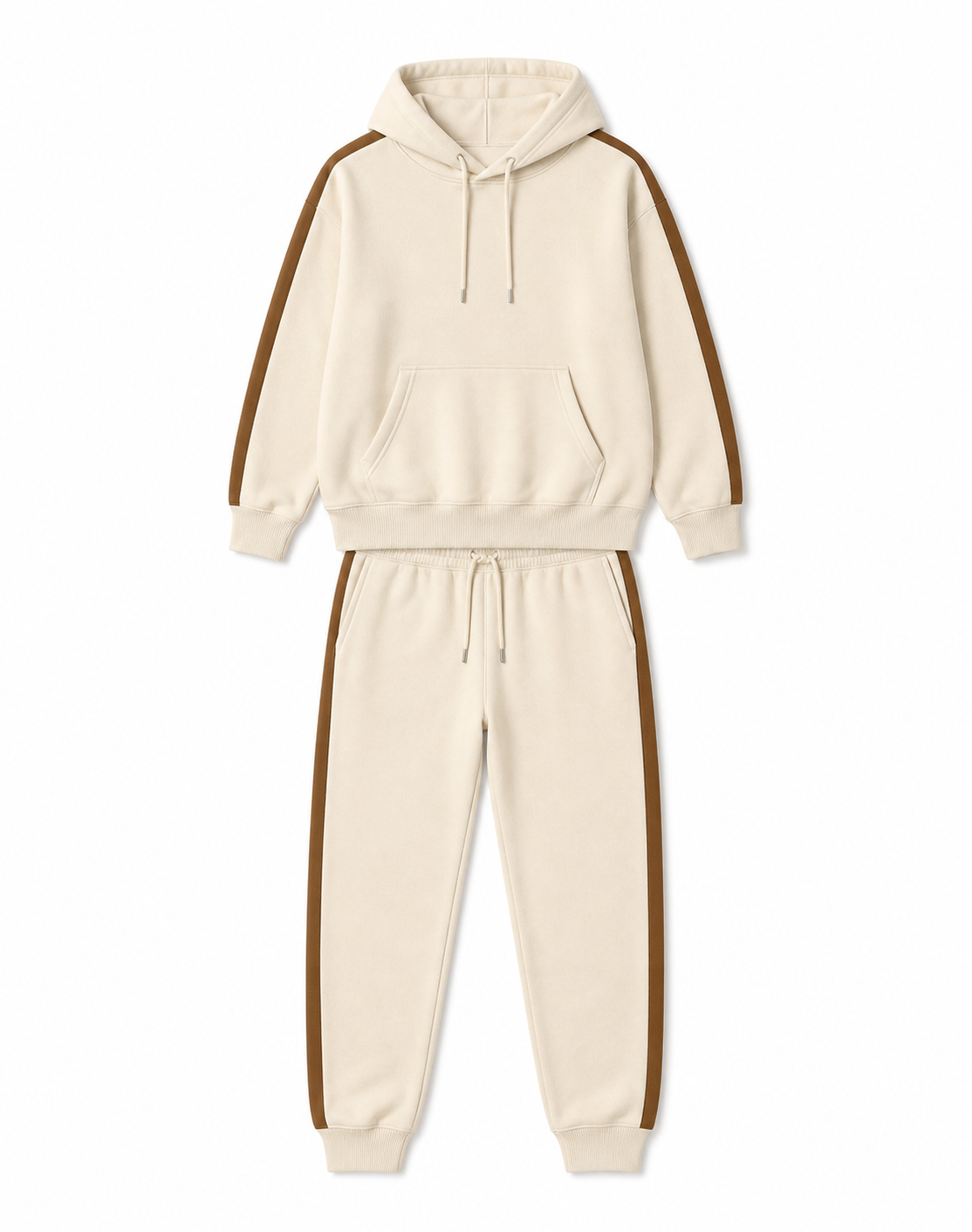 Conjunto Moletom Listra Soft Brown