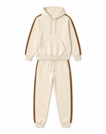 Conjunto Moletom Listra Soft Brown