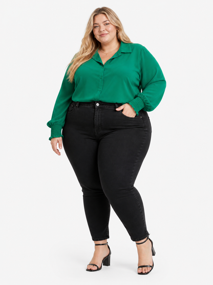 Camisa Plus Size com Elástico