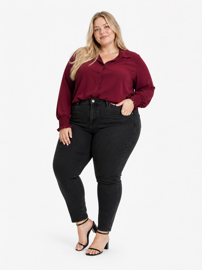 Camisa Plus Size com Elástico