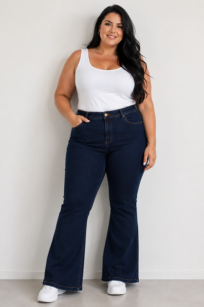 Calça Jeans Feminina Plus Size