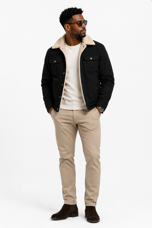 Jaqueta Bomber Masculina Peluciada