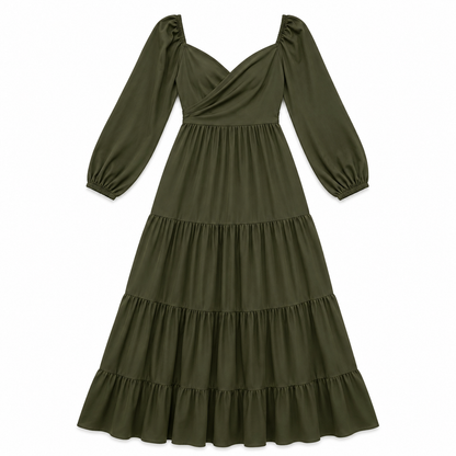 Vestido Longo com Amarração