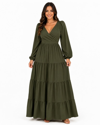 Vestido Longo com Amarração