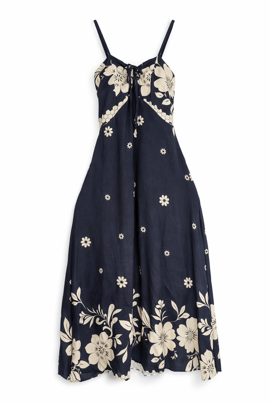 Vestido Longo Floral Serena