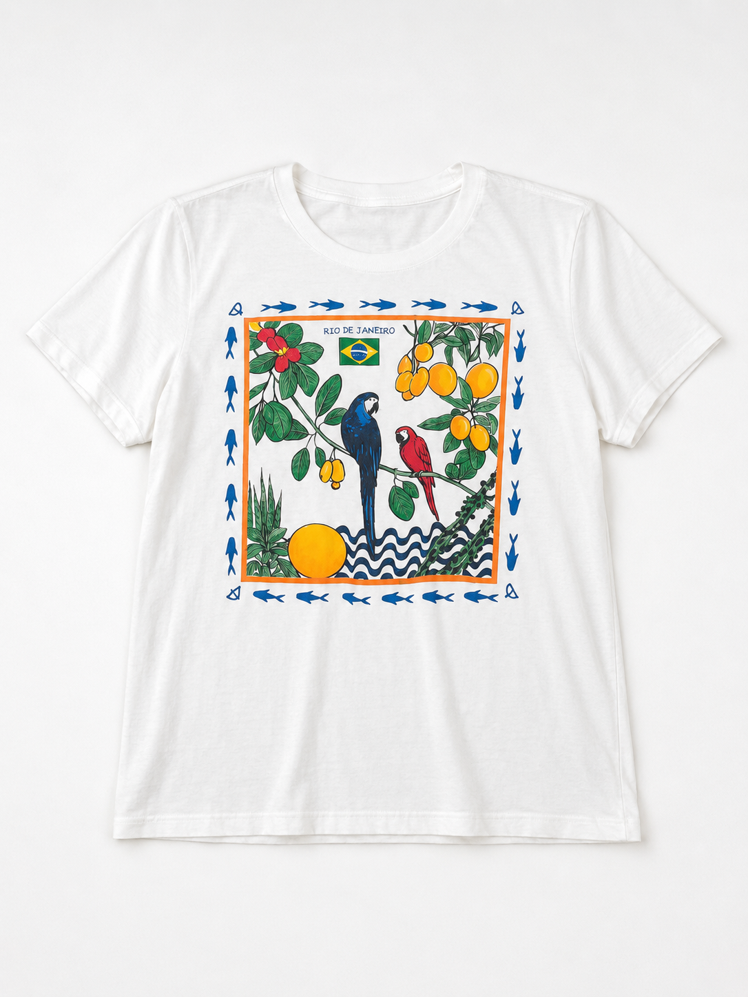 T-Shirt Estampada Casual Confortável