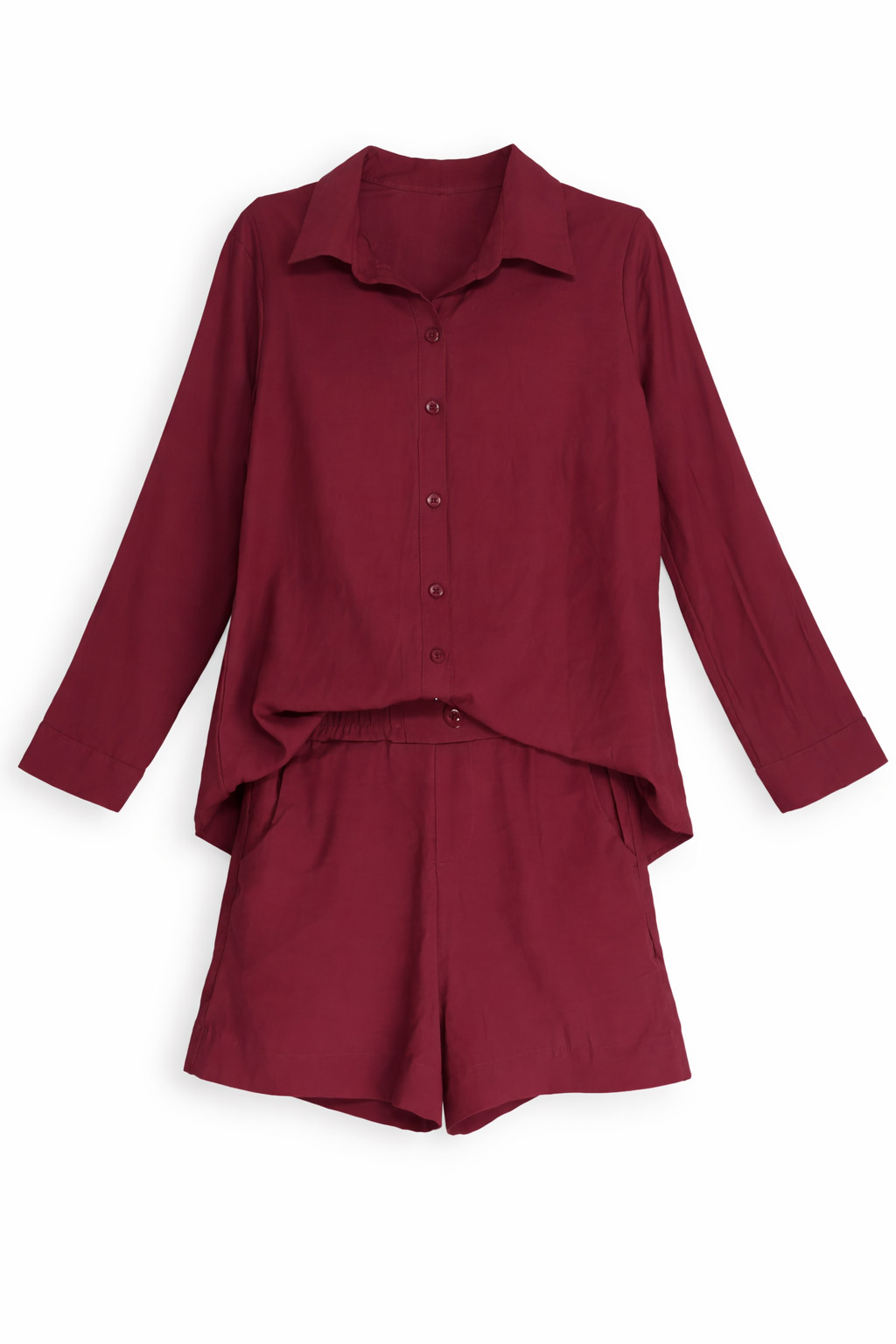 Conjunto Feminino Camisa e Short Social