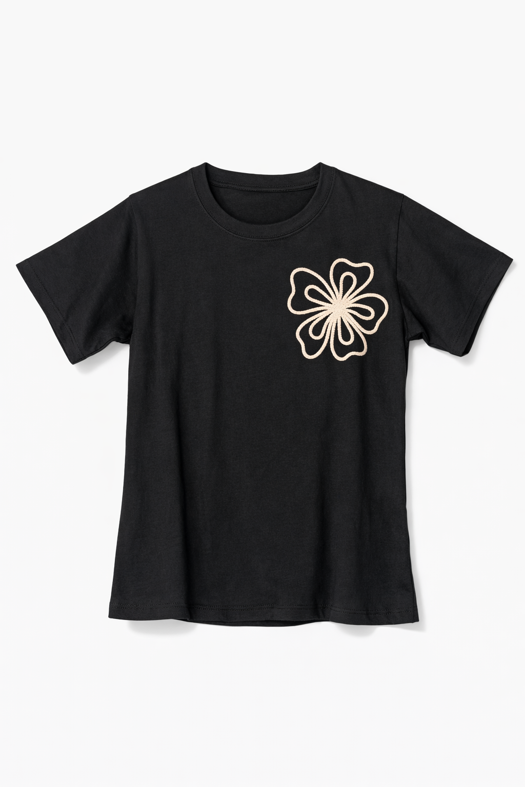 T-Shirt Feminina Bordada Premium – Estampa Exclusiva