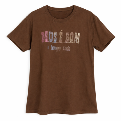 T-Shirt Feminina Bordada Premium – Estampa Exclusiva