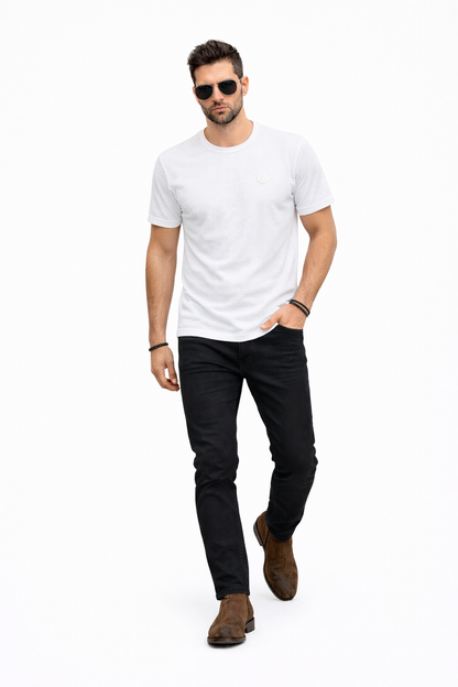 Camiseta Masculina Texturizada Premium