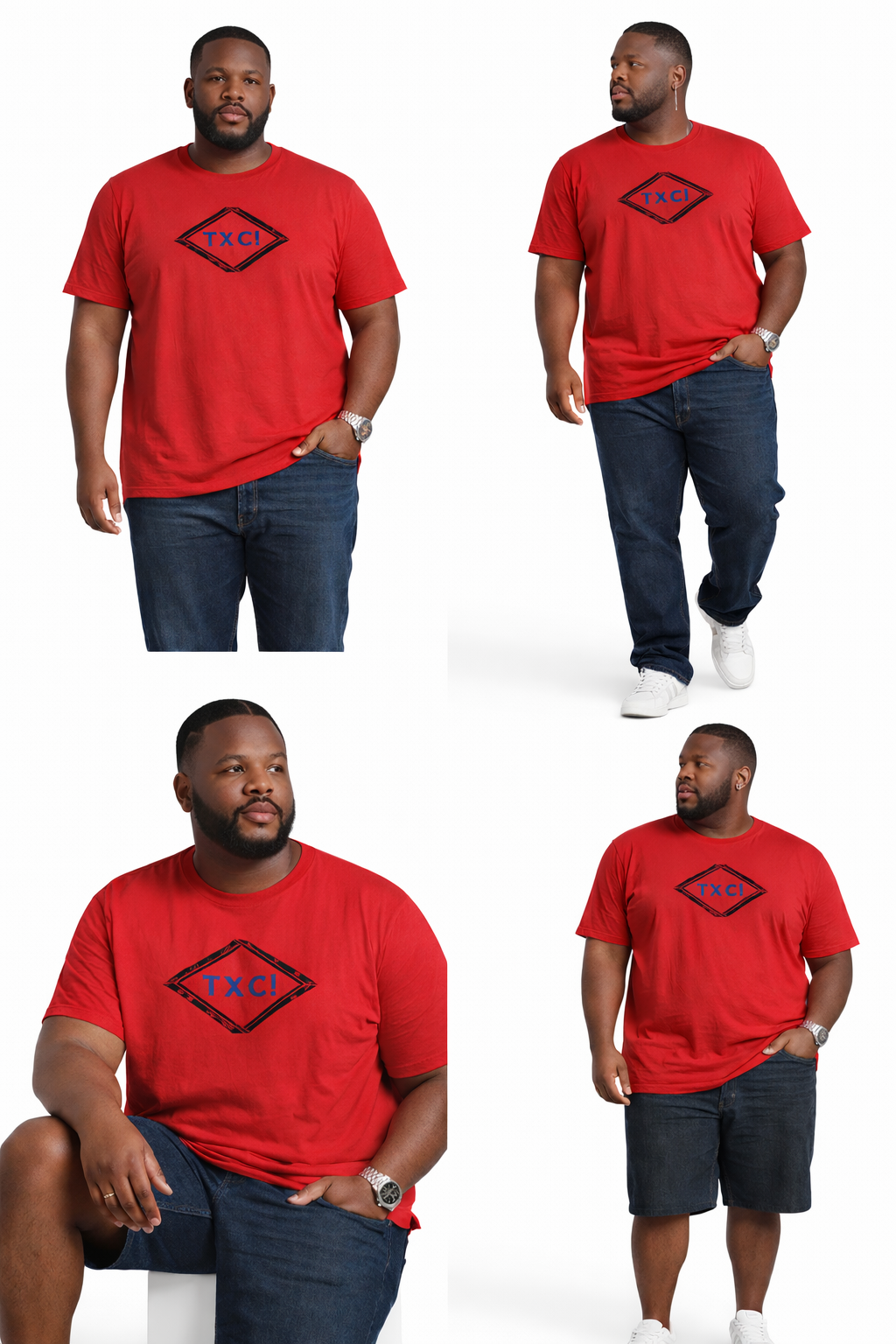 Camiseta Masculina TXC Original 100% Algodão