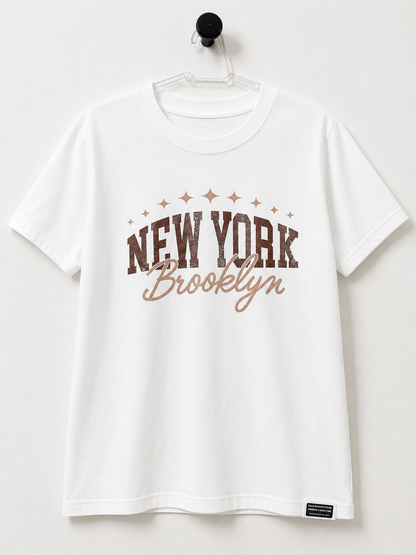 T-Shirt Estampada Casual Confortável