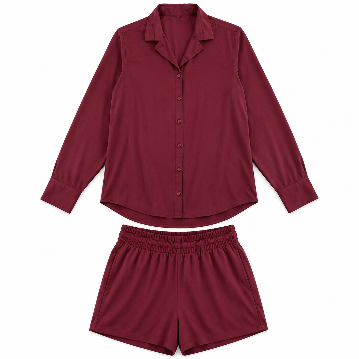 Conjunto Feminino Camisa e Short Social